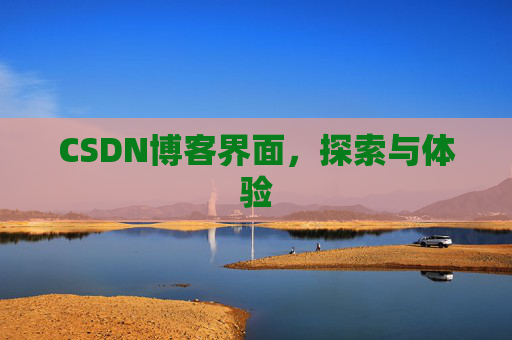 CSDN博客界面,探索与体验